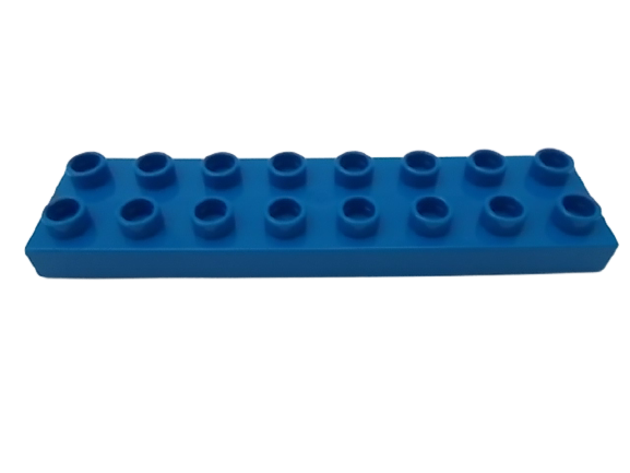 LEGO® DUPLO® KOSTKA TRAVERZKA 2X8 NÍZKÁ