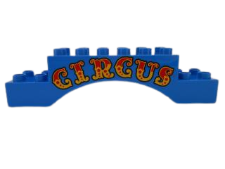 LEGO® DUPLO® MOST OBLOUK KOSTKA S POTISKEM CIRKUS