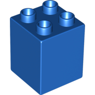 LEGO® DUPLO® KOSTKA 2x2 NOPY VYSOKÁ