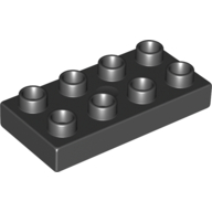 LEGO® DUPLO® KOSTKA TRAVERZKA 2x4 NÍZKÁ