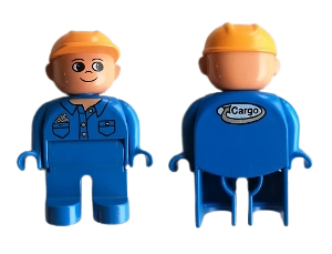 LEGO® DUPLO® FIGURKA DĚLNÍK CARGO - VIZ POPIS