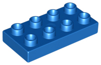 LEGO® DUPLO® KOSTKA TRAVERZKA 2x4 NÍZKÁ