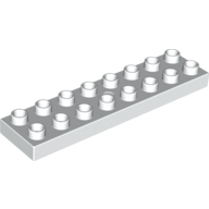LEGO® DUPLO® KOSTKA TRAVERZKA 2X8 NÍZKÁ