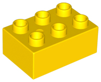 LEGO® DUPLO® KOSTKA 2X3 NOPŮ