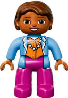 LEGO® DUPLO® FIGURKA ŽENA MAMINKA