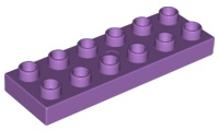 LEGO® DUPLO® KOSTKA TRAVERZKA NÍZKÁ 2x6 NOPY
