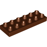 LEGO® DUPLO® KOSTKA TRAVERZKA NÍZKÁ 2x6 NOPY