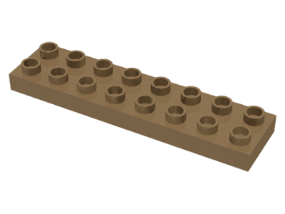 LEGO® DUPLO® KOSTKA TRAVERZKA 2X8 NÍZKÁ