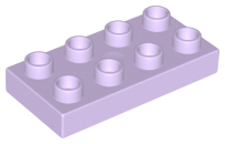 LEGO® DUPLO® KOSTKA TRAVERZKA 2x4 NÍZKÁ
