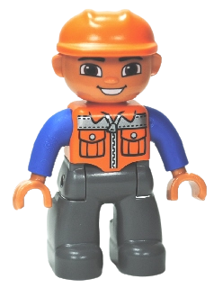 LEGO® DUPLO® FIGURKA MUŽ TATÍNEK DĚLNÍK