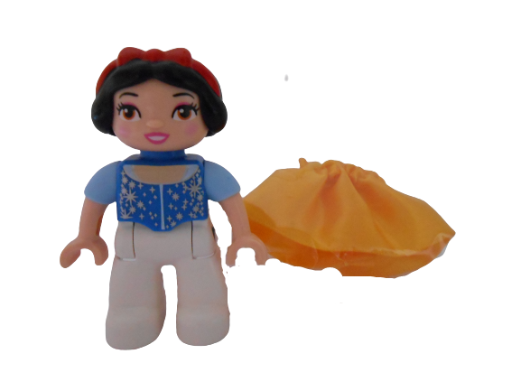 LEGO® DUPLO® FIGURKA ŽENA SNĚHURKA + SUKNĚ
