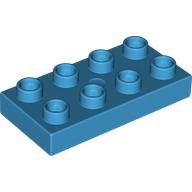 LEGO® DUPLO® KOSTKA TRAVERZKA 2x4 NÍZKÁ
