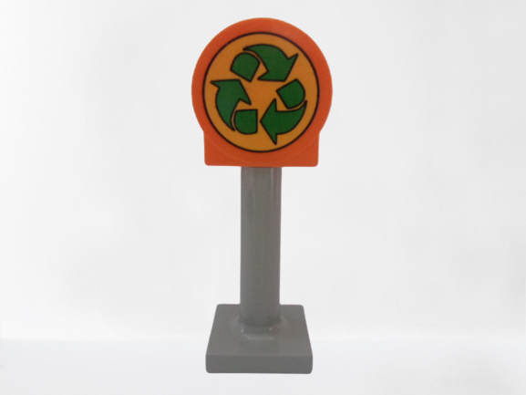 LEGO® DUPLO® DOPRAVNÍ ZNAČKA POPELÁŘI RECYKLACE