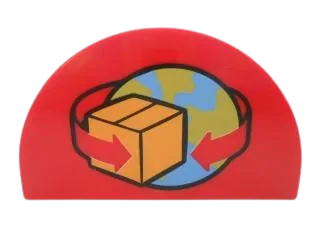 LEGO® DUPLO® KOSTKA POTISK ZÁSILKA POŠTA