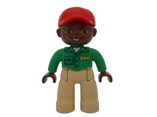 LEGO® DUPLO® FIGURKA ZOO MUŽ OŠETŘOVATEL
