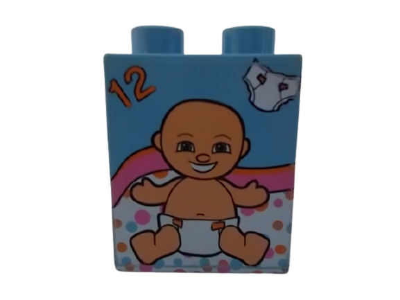 LEGO® DUPLO® KOSTKA 2X1 POTISK MIMINKO