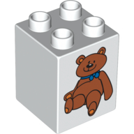 LEGO® DUPLO® KOSTKA S POTISKEM MEDVÍDEK
