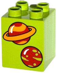 LEGO® DUPLO® KOSTKA S POTISKEM PLANETY