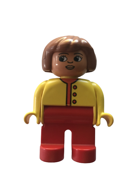 LEGO® DUPLO® FIGURKA ŽENA MAMINKA