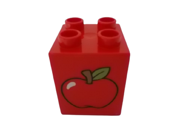 LEGO® DUPLO® KOSTKA S POTISKEM JABLKO JABLÍČKO