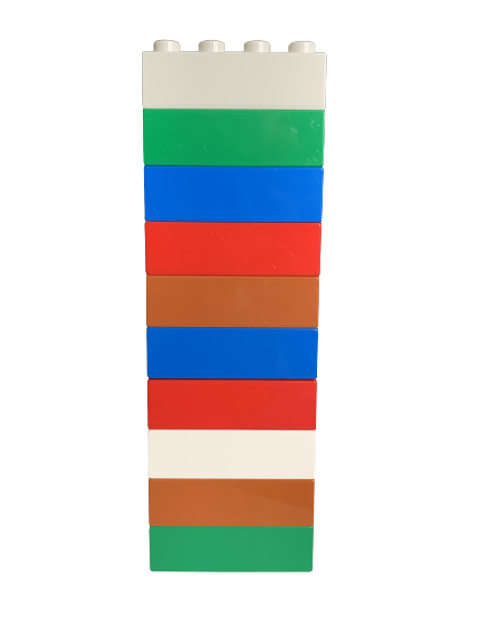 LEGO® DUPLO® SADA KOSTEK 2x4 NOPY