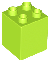 LEGO® DUPLO® KOSTKA 2X2 NOPY VYSOKÁ