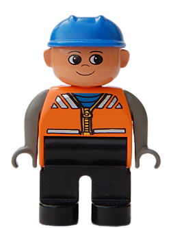 LEGO® DUPLO® FIGURKA DĚLNÍK SILNIČÁŘ