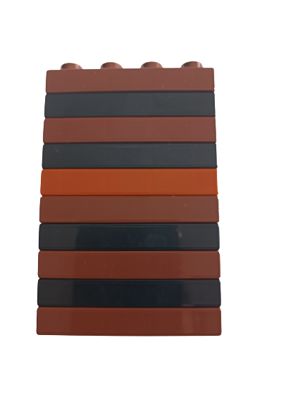 LEGO® DUPLO® KOSTKY TRAVERZY 2x4 NÍZKÉ - SADA