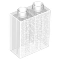 LEGO® DUPLO® KOSTKA 2X1 PRŮHLEDNÁ SE TŘPYTKAMI