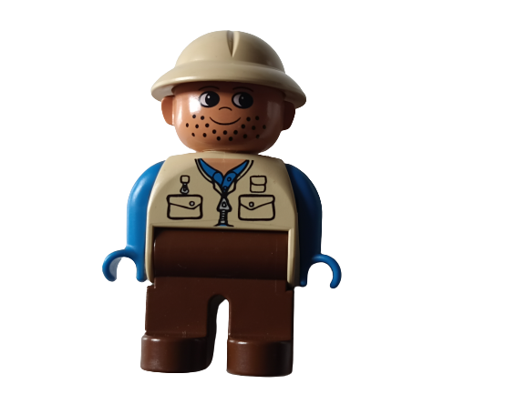 LEGO® DUPLO® FIGURKA CESTOVATEL