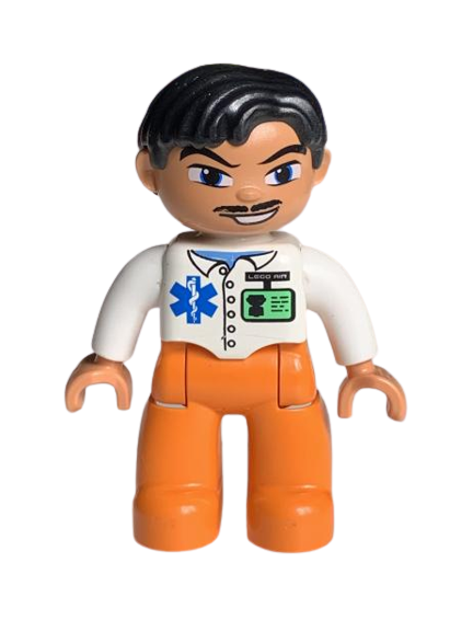 LEGO® DUPLO® FIGURKA MUŽ DOKTOR LÉKAŘ