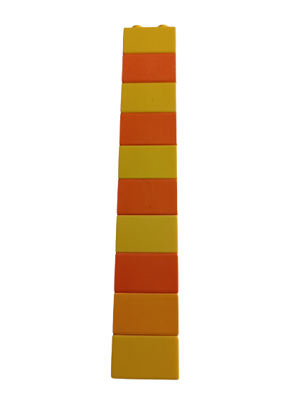 LEGO® DUPLO® SADA 10 KS KOSTEK 2X2 NOPY