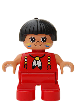 LEGO® DUPLO® FIGURKA HOLČIČKA INDIÁNKA