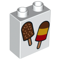 LEGO® DUPLO® KOSTKA 2X1 POTISK NANUKY