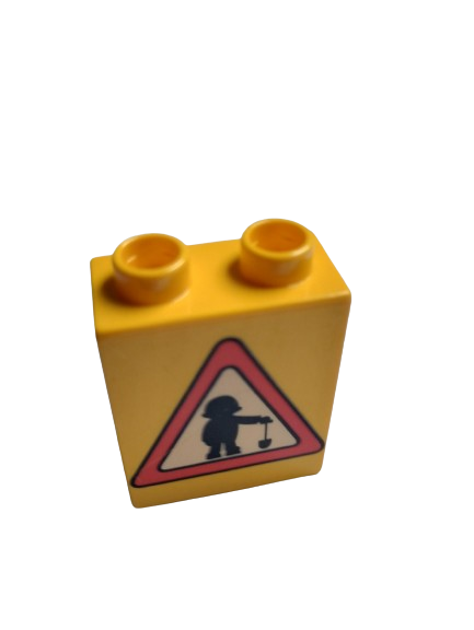 LEGO® DUPLO® KOSTKA S POTISKEM PRÁCE NA SILNICI