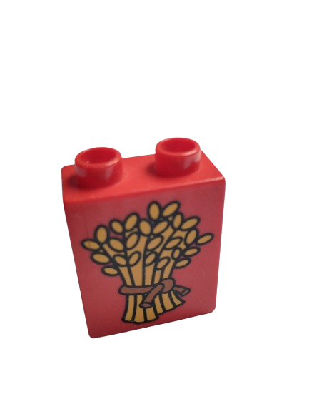 LEGO® DUPLO® KOSTKA 2X1 S POTISKEM OBILÍ