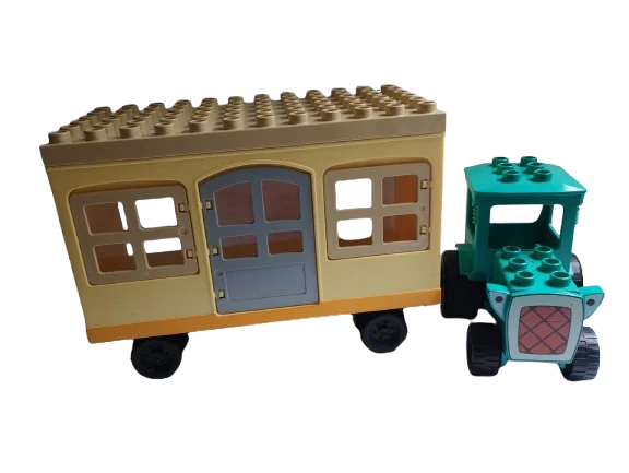 LEGO® DUPLO® BOŘEK STAVITEL - TRAKTOR VÁŠA VÁCLAV TRAVIS + KARAVAN