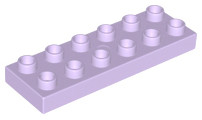 LEGO® DUPLO® KOSTKA TRAVERZKA NÍZKÁ 2x6 NOPY
