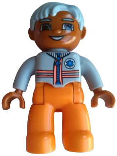 LEGO® DUPLO® FIGURKA MUŽ DOKTOR LÉKAŘ ZÁCHRANÁŘ
