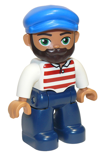 LEGO® DUPLO® FIGURKA MUŽ TATÍNEK NÁMOŘNÍK