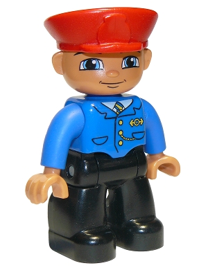 LEGO® DUPLO® FIGURKA MUŽ VÝPRAVČÍ STROJVŮDCE