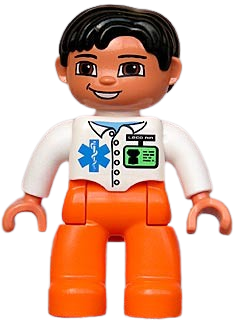 LEGO® DUPLO® FIGURKA MUŽ DOKTOR LÉKAŘ