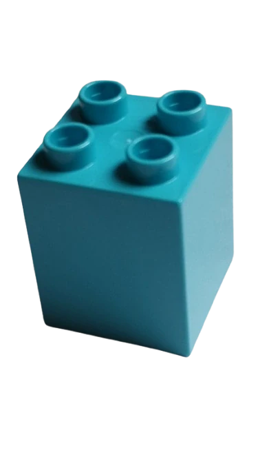 LEGO® DUPLO® KOSTKA 2x2 NOPY VYSOKÁ
