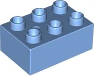 LEGO® DUPLO® KOSTKA 2X3 NOPY