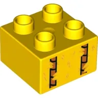 LEGO® DUPLO® KOSTKA 2X1 POTISK SENO