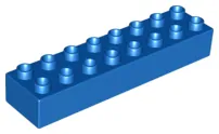 LEGO® DUPLO® KOSTKA TRAVERZA 2X8 VYSOKÁ