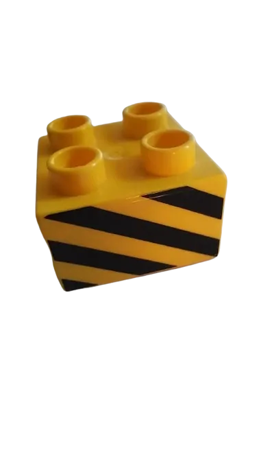 LEGO® DUPLO® KOSTKA 2X2 POTISK STAVBA PRUHY