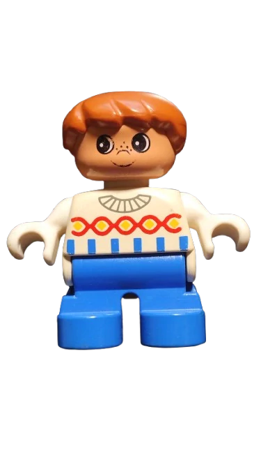 LEGO® DUPLO® FIGURKA DÍTĚ KLUK CHLAPEČEK