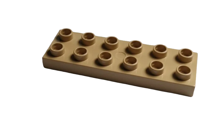 LEGO® DUPLO® KOSTKA TRAVERZKA NÍZKÁ 2x6 NOPY