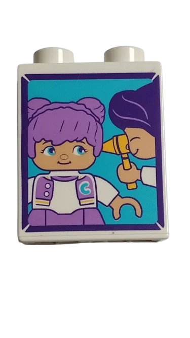 LEGO® DUPLO® KOSTKA S POTISKEM LÉKAŘ ZNAKY